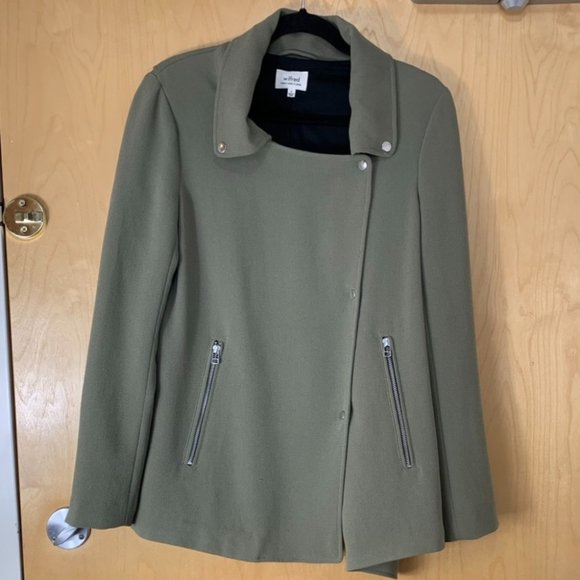 Aritzia Wilfred Mayet Jacket in Deep Lichen Green - Picture 4 of 16